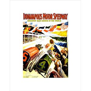 Wee Blue Coo SPORT RACE INDIANAPOLIS MOTOR SPEEDWAY CAR FLAG INDY 500 FRAMED PRINT B12X11273 Wee Blue Coo SPORT RACE INDIANAPOLIS MOTOR SPEEDWAY CAR FLAG INDY 500 FRAMED PRINT B12X11273