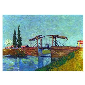Wee Blue Coo Painting Van Gogh Anglois Bridge Arles Drawbridge Wall Art Print Wee Blue Coo Painting Van Gogh Anglois Bridge Arles Drawbridge Wall Art Print