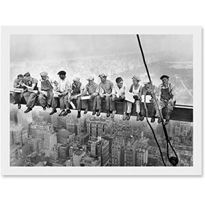 Artery8 Lunch Atop A Skyscraper New York City 1932 Iconic Photo Artwork Framed Wall Art Print A4 Artery8 Lunch Atop A Skyscraper New York City 1932 Iconic Photo Artwork Framed Wall Art Print A4