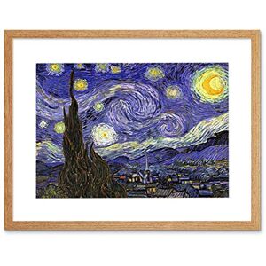 Wee Blue Coo Van Gogh Starry Night Old Master Painting Framed Art Print Picture F12X1627 Wee Blue Coo Van Gogh Starry Night Old Master Painting Framed Art Print Picture F12X1627