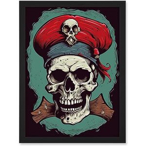 Artery8 Old School USA Tattoo Ink Body Art Pirate Skull Rockabilly Americana 50s Artwork Framed A3 Wall Art Print Artery8 Old School USA Tattoo Ink Body Art Pirate Skull Rockabilly Americana 50s Artwork Framed A3 Wall Art Print