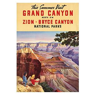 Wee Blue Coo Travel Summer Grand Canyon North Rim Bryce National Park Wall Art Print Wee Blue Coo Travel Summer Grand Canyon North Rim Bryce National Park Wall Art Print