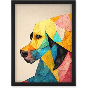 Doppelganger33 LTD Labrador Polygon Dog Abstract Geometric Paper Decoupage Artwork Framed Wall Art Print A4 Doppelganger33 LTD Labrador Polygon Dog Abstract Geometric Paper Decoupage Artwork Framed Wall Art Print A4