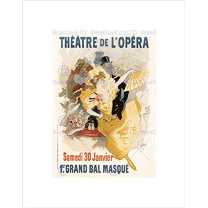 Wee Blue Coo THEATRE OPERA MASKED BALL PARIS FRANCE VINTAGE ADVERT FRAMED ART PRINT B12X1325 Wee Blue Coo THEATRE OPERA MASKED BALL PARIS FRANCE VINTAGE ADVERT FRAMED ART PRINT B12X1325