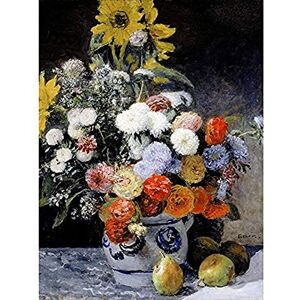 Fine Art Prints Renoir Mixed Flowers In An Earthenware Pot Art Print Canvas Premium Wall Decor Poster Mural Fine Art Prints Renoir Mixed Flowers In An Earthenware Pot Art Print Canvas Premium Wall Decor Poster Mural