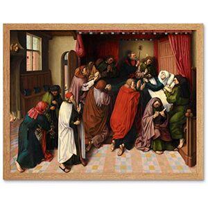 Artery8 Master Amsterdam The Death Of The Virgin Painting Art Print Framed Poster Wall Decor 12x16 inch Artery8 Master Amsterdam The Death Of The Virgin Painting Art Print Framed Poster Wall Decor 12x16 inch