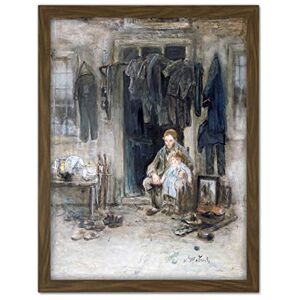 Artery8 Jozef Israels Son Of The Old People Painting Artwork Framed Wall Art Print 18X24 Inch Artery8 Jozef Israels Son Of The Old People Painting Artwork Framed Wall Art Print 18X24 Inch
