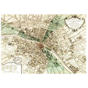 Wee Blue Coo Map Plan De Paris France New Art Wood Frame Picture Gift Wall Art Print Wee Blue Coo Map Plan De Paris France New Art Wood Frame Picture Gift Wall Art Print