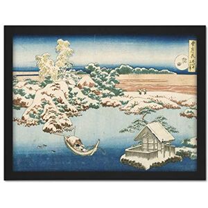 Artery8 Hokusai The Sumida River In Snow Japanese Painting Artwork Framed Wall Art Print 18X24 Inch Artery8 Hokusai The Sumida River In Snow Japanese Painting Artwork Framed Wall Art Print 18X24 Inch