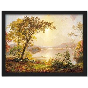 Fine Art Prints Cropsey Greenwood Lake Autumn Sunlight Hudson Painting Large Framed Art Print Poster Wall Decor 18x24 in Fine Art Prints Cropsey Greenwood Lake Autumn Sunlight Hudson Painting Large Framed Art Print Poster Wall Decor 18x24 in