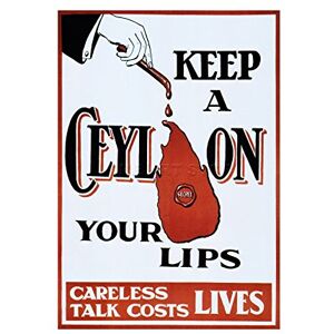 Wee Blue Coo War Second World Careless Talk Sri Lanka Picture Wall Art Print Wee Blue Coo War Second World Careless Talk Sri Lanka Picture Wall Art Print