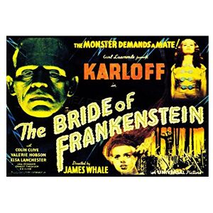 Wee Blue Coo Movie Film Sequel Bride Frankenstein Karloff Whale Horror Wall Art Print Wee Blue Coo Movie Film Sequel Bride Frankenstein Karloff Whale Horror Wall Art Print