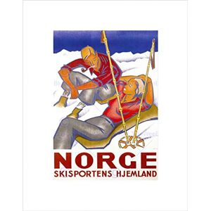 Wee Blue Coo Travel Winter Sport Norway Snow Ski Home Smike Pipe Wall Art Print Wee Blue Coo Travel Winter Sport Norway Snow Ski Home Smike Pipe Wall Art Print