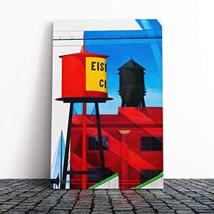 Big Box Art Canvas Print Wall Art Charles Demuth Water Tower Mounted and Stretched Box Frame Picture Home Decor for Kitchen, Living, Dining Room, Bedroom, Hallway, Multi-Colour, 30x20 Inch Big Box Art Canvas Print Wall Art Charles Demuth Water Tower Mounted and Stretched Box Frame Picture Home Decor for Kitchen, Living, Dining Room, Bedroom, Hallway, Multi-Colour, 30x20 Inch
