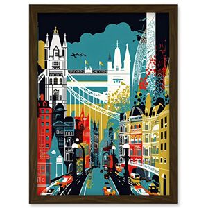 Artery8 - London Landmarks Modern Cityscape - A4 Artery8 - London Landmarks Modern Cityscape - A4