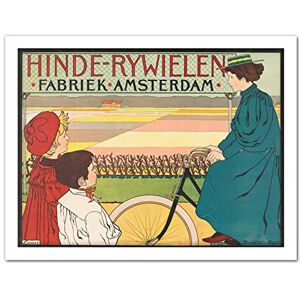 Artery8 Van Caspel Hinde-Rijwielen Bike Cycle Bicycle Advert Artwork Framed Wall Art Print 18X24 Inch Artery8 Van Caspel Hinde-Rijwielen Bike Cycle Bicycle Advert Artwork Framed Wall Art Print 18X24 Inch