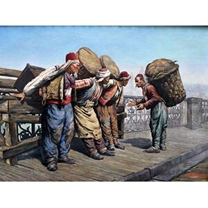 Fine Art Prints Agopyan Porters Karakoy Bridge Painting Istanbul Vintage Large Wall Art Print Canvas Premium Mural Fine Art Prints Agopyan Porters Karakoy Bridge Painting Istanbul Vintage Large Wall Art Print Canvas Premium Mural