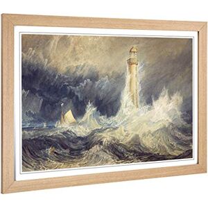 Big Box Art Framed Print of Joseph Mallord William Turner Bell Rock Lighthouse Design Wall Art Picture Home Decor for Kitchen, Living Room, Bedroom, Office, Oak, A2 / 24.5x18 Inch / 62x45cm Big Box Art Framed Print of Joseph Mallord William Turner Bell Rock Lighthouse Design Wall Art Picture Home Decor for Kitchen, Living Room, Bedroom, Office, Oak, A2 / 24.5x18 Inch / 62x45cm