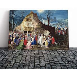Big Box Art Canvas Print Wall Art Pieter Bruegel The Elder The Adoration of The Kings Mounted & Stretched Box Frame Picture Home Decor for Kitchen, Living Room, Bedroom, Multi-Colour, 30x20 Inch Big Box Art Canvas Print Wall Art Pieter Bruegel The Elder The Adoration of The Kings Mounted & Stretched Box Frame Picture Home Decor for Kitchen, Living Room, Bedroom, Multi-Colour, 30x20 Inch