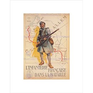 Wee Blue Coo WAR WWI FRANCE INFANTRY SOLDIER BATTLE BELGIUM FRAMED ART PRINT MOUNT B12X12304 Wee Blue Coo WAR WWI FRANCE INFANTRY SOLDIER BATTLE BELGIUM FRAMED ART PRINT MOUNT B12X12304