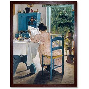 Fine Art Prints Ring At Breakfast Table Morning Newspapers Painting Art Print Framed Poster Wall Decor 12x16 inch Fine Art Prints Ring At Breakfast Table Morning Newspapers Painting Art Print Framed Poster Wall Decor 12x16 inch