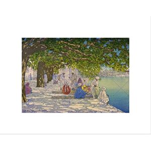 Wee Blue Coo Paintings Landscape Silk Merchant India Black Framed Art Print Picture B12X9847 Wee Blue Coo Paintings Landscape Silk Merchant India Black Framed Art Print Picture B12X9847