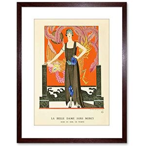 Wee Blue Coo 9x7 '' LADY DECO NOUVEAU WOMAN BIRD FRAMED ART PRINT PICTURE PHOTO F97X1693 Wee Blue Coo 9x7 '' LADY DECO NOUVEAU WOMAN BIRD FRAMED ART PRINT PICTURE PHOTO F97X1693