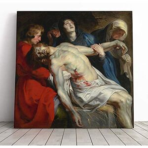 Big Box Art Canvas Print Wall Art Peter Paul Rubens The Entombment Mounted and Stretched Box Frame Picture Home Decor for Kitchen, Living Room, Bedroom, Hallway, Muli-Colour, 14x14 Inch Big Box Art Canvas Print Wall Art Peter Paul Rubens The Entombment Mounted and Stretched Box Frame Picture Home Decor for Kitchen, Living Room, Bedroom, Hallway, Muli-Colour, 14x14 Inch