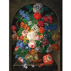 Wee Blue Coo Painting Drechsler Big Still Life Of Flowers Art Print Poster Wall Decor 12X16 Inch Wee Blue Coo Painting Drechsler Big Still Life Of Flowers Art Print Poster Wall Decor 12X16 Inch