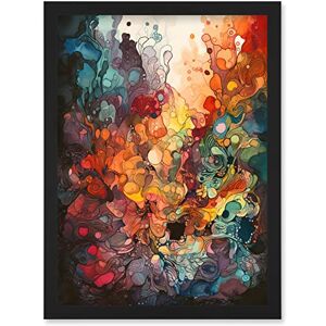 Artery8 - Abstract Coral Reef - A4 - Framed - Wall Art Artery8 - Abstract Coral Reef - A4 - Framed - Wall Art