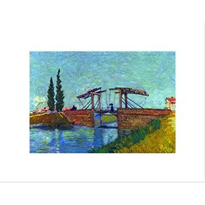 Wee Blue Coo VAN GOGH ANGLOIS BRIDGE ARLES DRAWBRIDGE FRAMED ART PRINT MOUNT B12X2226 Wee Blue Coo VAN GOGH ANGLOIS BRIDGE ARLES DRAWBRIDGE FRAMED ART PRINT MOUNT B12X2226