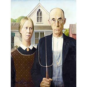 Wee Blue Coo Bumblebeaver PAINTING PORTRAIT STUDY WOOD AMERICAN GOTHIC POSTER ART PRINT BB12207B Wee Blue Coo Bumblebeaver PAINTING PORTRAIT STUDY WOOD AMERICAN GOTHIC POSTER ART PRINT BB12207B