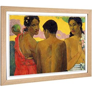 Big Box Art Framed Print of Paul Gauguin Three Tahitians Design Wall Art Picture Home Decor for Kitchen, Living, Dining Room, Bedroom, Hallway, Office, Oak, A2 / 24.5x18 Inch / 62x45cm Big Box Art Framed Print of Paul Gauguin Three Tahitians Design Wall Art Picture Home Decor for Kitchen, Living, Dining Room, Bedroom, Hallway, Office, Oak, A2 / 24.5x18 Inch / 62x45cm