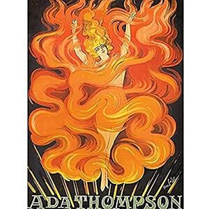 Fine Art Prints Galicia Singer Dancer Ada Thompson Fire Advert Unframed Wall Art Print Poster Home Decor Premium Fine Art Prints Galicia Singer Dancer Ada Thompson Fire Advert Unframed Wall Art Print Poster Home Decor Premium