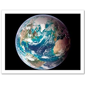 Artery8 Blue Marble Earth Western Hemisphere Photograph Artwork Framed Wall Art Print 18X24 Inch Artery8 Blue Marble Earth Western Hemisphere Photograph Artwork Framed Wall Art Print 18X24 Inch