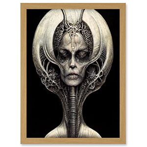 Doppelganger33 LTD Alien Queen Gothic Illustration Artwork Framed A3 Wall Art Print Doppelganger33 LTD Alien Queen Gothic Illustration Artwork Framed A3 Wall Art Print