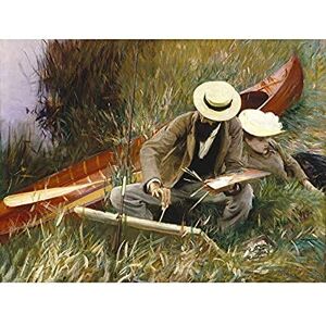 Fine Art Prints John Singer Sargent An Out Of Doors Study Kunstdruck, Leinwand, Premium-Wanddekoration, Poster Wandbild Fine Art Prints John Singer Sargent An Out Of Doors Study Kunstdruck, Leinwand, Premium-Wanddekoration, Poster Wandbild