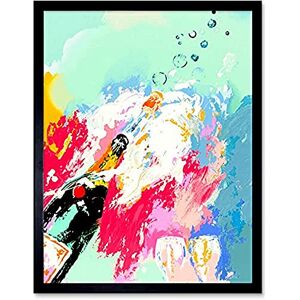 Wee Blue Coo Abstract Champagne Bottle Cork Pop Fizzy Unframed Wall Art Print Poster Home Decor Premium Wee Blue Coo Abstract Champagne Bottle Cork Pop Fizzy Unframed Wall Art Print Poster Home Decor Premium