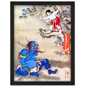 Fine Art Prints Shohaku Mountain Child Demon Japan Painting Artwork Framed Wall Art Print 18X24 Inch Fine Art Prints Shohaku Mountain Child Demon Japan Painting Artwork Framed Wall Art Print 18X24 Inch