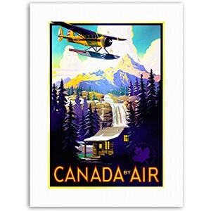 Wee Blue Coo Canada by Air Plane Forest Mountain Poster Travel Sport Canvas Art Print Wee Blue Coo Canada by Air Plane Forest Mountain Poster Travel Sport Canvas Art Print