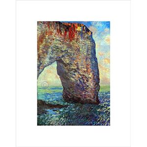 Wee Blue Coo Claude Monet Rocky Cliffs Of Etretat La Porte Man Wall Art Print Wee Blue Coo Claude Monet Rocky Cliffs Of Etretat La Porte Man Wall Art Print