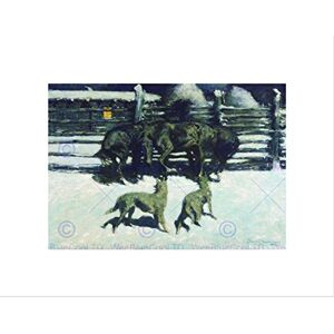 Wee Blue Coo Painting Landscape Cultural America Remington Call Help Wall Art Print Wee Blue Coo Painting Landscape Cultural America Remington Call Help Wall Art Print