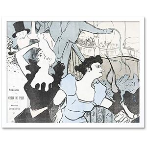 Artery8 Toulouse Lautrec Masked Ball Casino Paris Advert Art Print Framed Poster Wall Decor 12x16 inch Artery8 Toulouse Lautrec Masked Ball Casino Paris Advert Art Print Framed Poster Wall Decor 12x16 inch