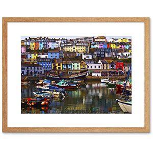 Wee Blue Coo Photo Cityscape Brixham Devon England Harbour Boats Framed Wall Art Print Wee Blue Coo Photo Cityscape Brixham Devon England Harbour Boats Framed Wall Art Print