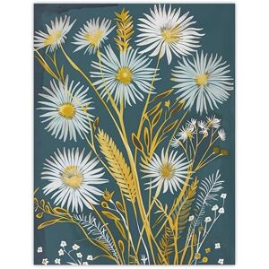 Artery8 Aster Wildflowers Painting Floral Wheat Harvest Living Room Extra Large XL Wall Art Poster Print Artery8 Aster Wildflowers Painting Floral Wheat Harvest Living Room Extra Large XL Wall Art Poster Print