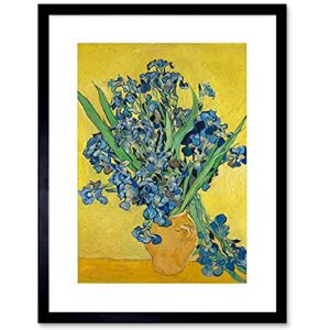 Wee Blue Coo Van Gogh Irises Painting Artwork Framed Wall Art Print 9X7 Inch Wee Blue Coo Van Gogh Irises Painting Artwork Framed Wall Art Print 9X7 Inch