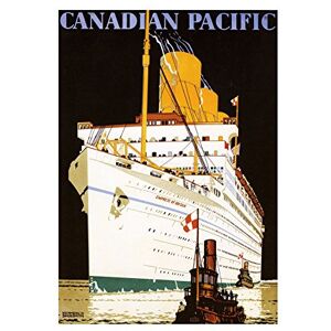 Wee Blue Coo Travel Transport Ship Liner Ocean Tug Boat Funnel Canada Wall Art Print Wee Blue Coo Travel Transport Ship Liner Ocean Tug Boat Funnel Canada Wall Art Print