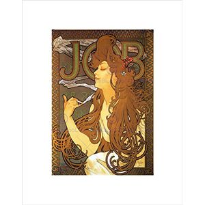 Wee Blue Coo Alphonse Mucha Job 1896 Old Master Art Picture Wall Art Print Wee Blue Coo Alphonse Mucha Job 1896 Old Master Art Picture Wall Art Print