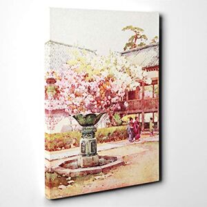 Big Box Art Canvas Print Wall Art Ella Du Cane Japanese Cherry Blossom at Chion-in Temple Mounted Stretched Box Frame Picture Home Decor for Kitchen, Living Room, Bedroom, Multi-Colour, 20x14 Inch Big Box Art Canvas Print Wall Art Ella Du Cane Japanese Cherry Blossom at Chion-in Temple Mounted Stretched Box Frame Picture Home Decor for Kitchen, Living Room, Bedroom, Multi-Colour, 20x14 Inch
