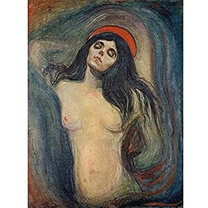 Fine Art Prints Edvard Munch Madonna Painting Art Print Canvas Premium Wall Decor Poster Mural Fine Art Prints Edvard Munch Madonna Painting Art Print Canvas Premium Wall Decor Poster Mural